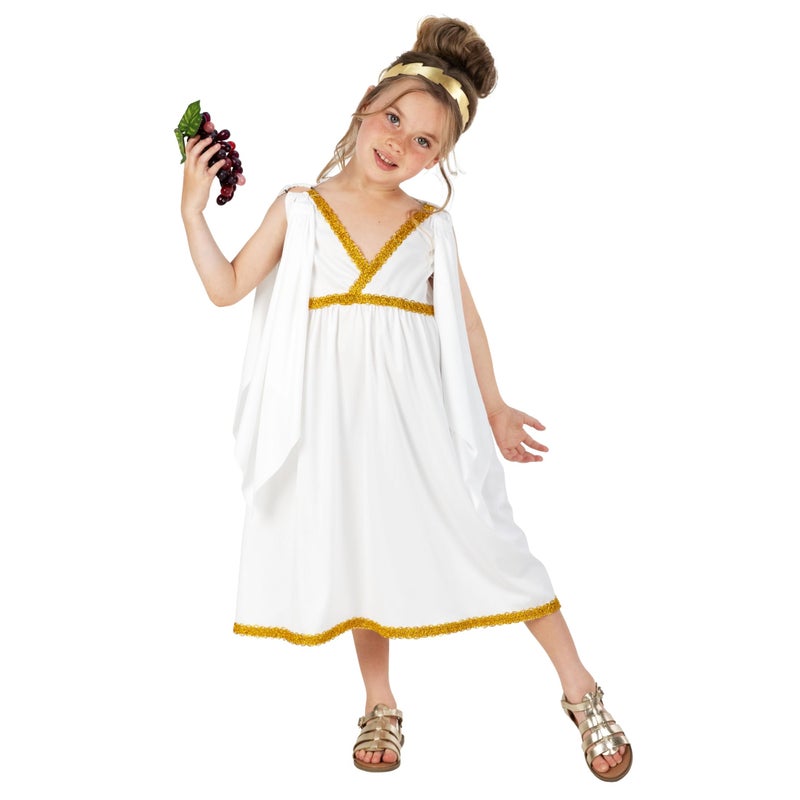 fun shack Girls Greek Goddess Costume, Medium - Image 4